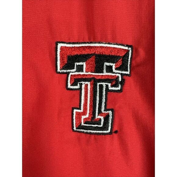 Texas Tech Red Raiders Under Armour Full Zip-Up Jacket Red Men’s XL NCAA 2008 - Picture 2 of 9